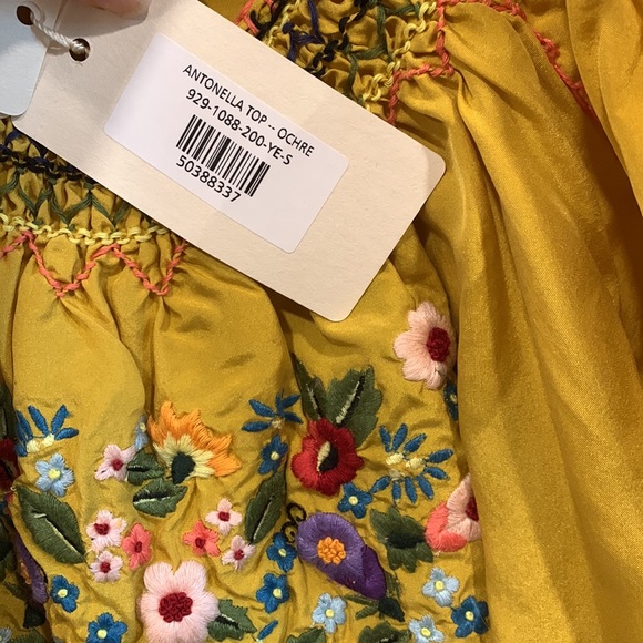 Antonella top in ochre - Picture 4 of 4